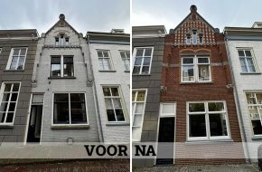 Totale renovatie gehele gevel in Ravenstein